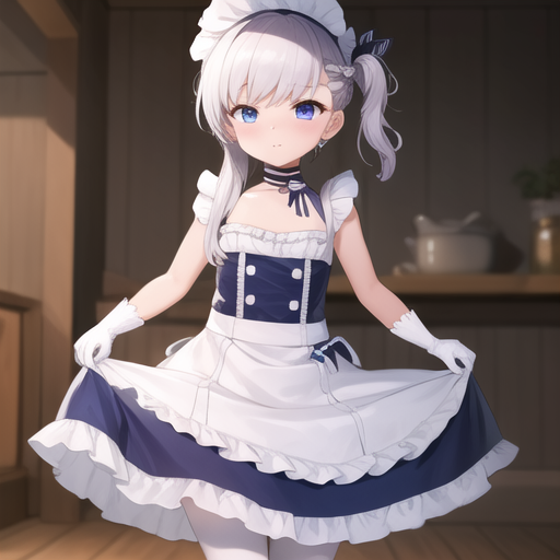 01903-1627245006-(masterpiece, best quality_1.2),illustration,8k,hd,1girl,solo,cowboy shot,maid headdress,braid,white gloves,aged down,white hair.png